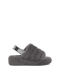 Donna UGG Ciabatte | Fluff Sì Slide,Ugg Carbone