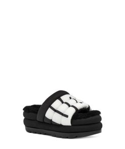 Donna UGG Sandali e ciabatte | Logo Maxi Slide Nero