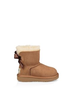 Bambini UGG Stivali | Mini Bailey Bow II,Ugg Castagna