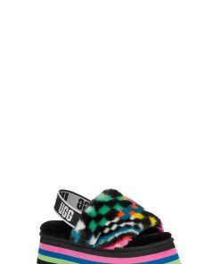 Donna UGG Ciabatte | Disco Checks Slide,Ugg Nero multiplo