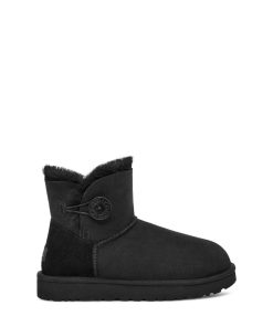 Donna UGG Stivali classici | Mini Bailey Button Ii, Ugg Nero