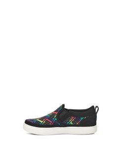 Bambini UGG Sneakers | Caplan Slip-On Ugg Arcobaleno Nero