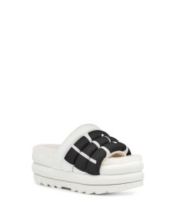 Donna UGG Sandali e ciabatte | Logo Maxi Slide Bianco