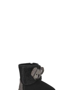 Bambini UGG Stivali | Koala Stuffi Camoscio nero