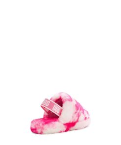 Bambini UGG Pantofole | Fluff Sì, diapositiva di marmo Rosa rosa/Rosa conchiglia