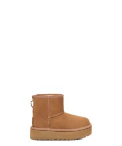 Bambini UGG Stivali | Mini piattaforma classica Castagna