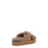 Donna UGG Ciabatte | Scivolo a croce Fuzz Sugar, Ugg Noce americano