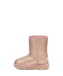 Bambini UGG Stivali | Glitter metallici Classic II Oro rosa