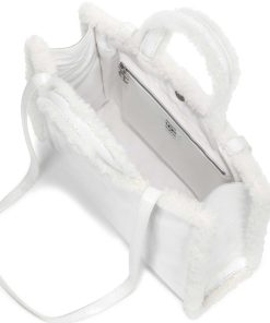 Donna UGG Accessori | Shopper Ugg X Telfar M Piega Bianco