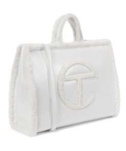 Donna UGG Accessori | Shopper Ugg X Telfar M Piega Bianco