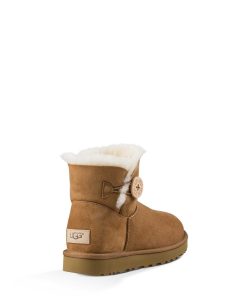 Donna UGG Stivali classici | Mini Bailey Button II,Ugg Castagna