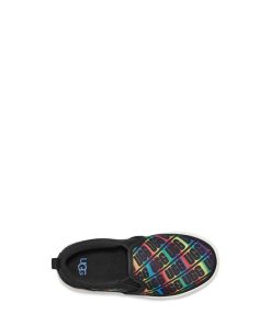 Bambini UGG Sneakers | Caplan Slip-On Ugg Arcobaleno Nero