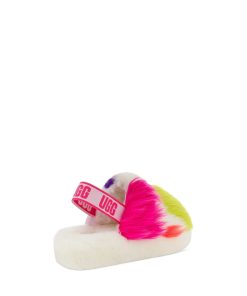 Donna UGG Ciabatte | Luoghi per feste Fluff Yeah Bianco