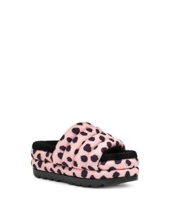 Donna UGG Sandali e ciabatte | Maxi Slide Stampa Ghepardo Capesante rosa