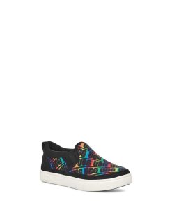 Bambini UGG Sneakers | Caplan Slip-On Ugg Arcobaleno Nero