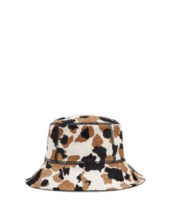 Donna UGG Accessori | Cappello da pescatore stampato in pelo di vitello Mucca Castagna