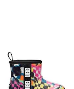 Bambini UGG Stivali | Mini assegni classici trasparenti, Ugg Nero multiplo