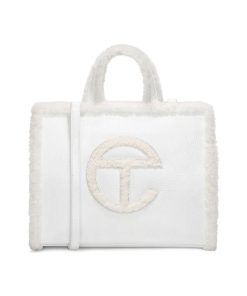 Donna UGG Accessori | Shopper Ugg X Telfar M Piega Bianco